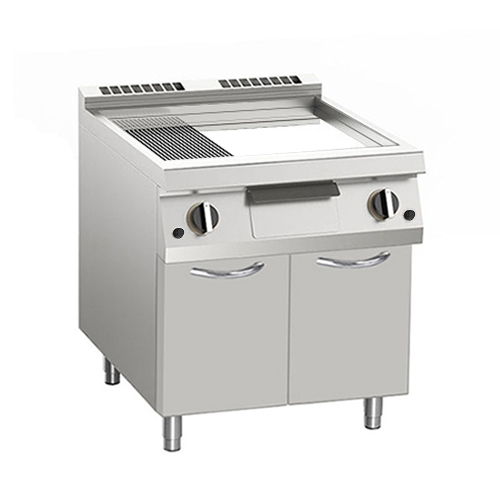 Газовая жарочная поверхность 700 серии Apach Chef Line SLFTG87CLRTCS хром