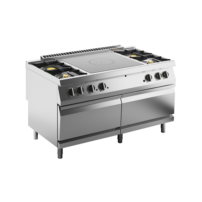Плита со сплошной поверхностью газовая 900 серии Apach Chef Line SLRSTG169R4FG