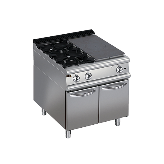 Плита со сплошной поверхностью газовая 900 серии Apach Chef Line LRSTG89R2SXCS