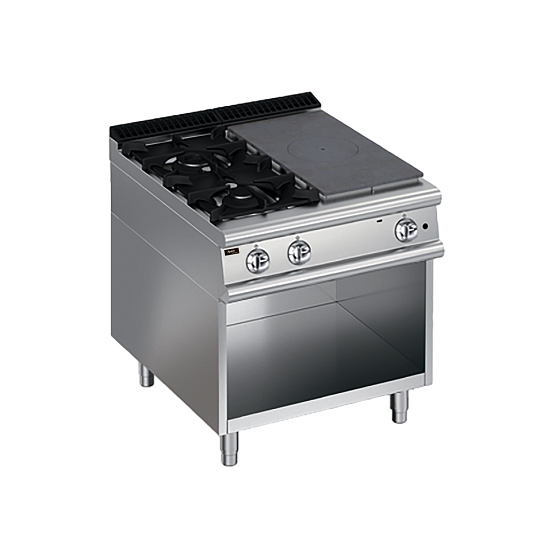 Плита со сплошной поверхностью газовая 900 серии Apach Chef Line LRSTG89R2SXOS
