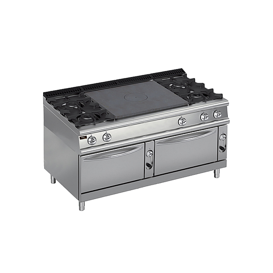 Плита со сплошной поверхностью газовая 900 серии Apach Chef Line LRSTG169R4FE