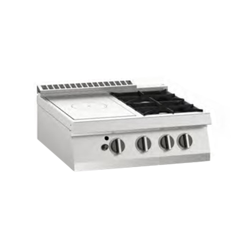 Плита со сплошной поверхностью газовая 900 серии Apach Chef Line SLRSTG89R2DX