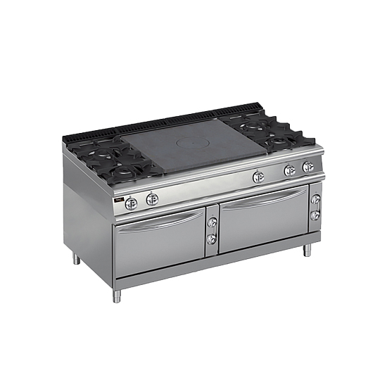 Плита со сплошной поверхностью газовая 700 серии Apach Chef Line LRSTG167R4FG